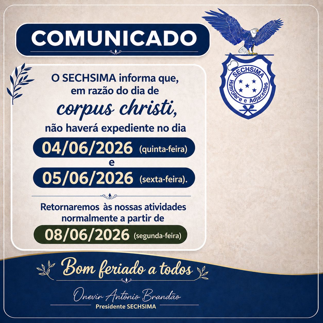 Comunicado
